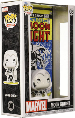 Pop Comic Cover Marvel Moon Knight Vinyl Figure