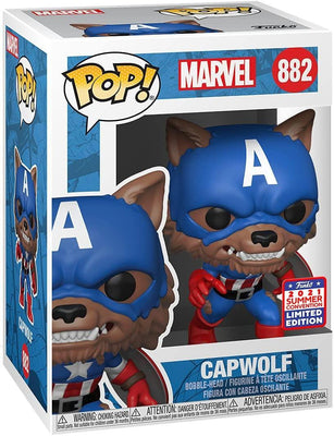 Pop Marvel Capwolf Vinyl Figure 2021 Summer Convention Exclusive