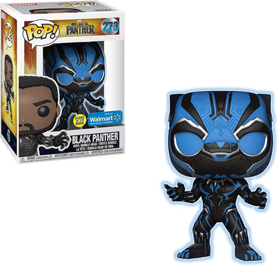 Pop Marvel Black Panther Black Panther Glows in the Dark Vinyl Figure Walmart Exclusive