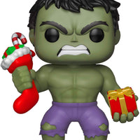 Pop Marvel Holiday Hulk w/ Stocking & Present Vinyl Figure