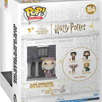 Pop Deluxe Harry Potter Hogsmeade Albus Dumbledore with Hog's Head Inn Vinyl Figure