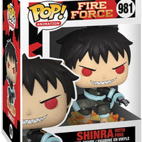 Pop Fire Force Shinra with Fire Vinyl Figure