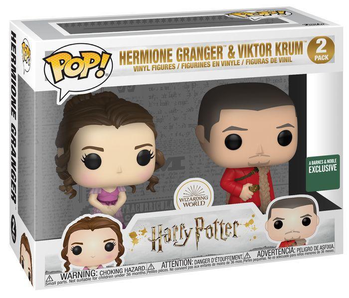 Pop Harry Potter Hermione Granger & Viktor Krum Yule Ball Vinyl Figures 2-Pack Special Edition