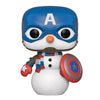 Pop Marvel Holiday Captain America Snowman Vinyl Figure