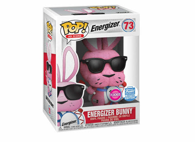 Pop Energizer Flocked Energizer Bunny Vinyl Figure GameStop Exclusive