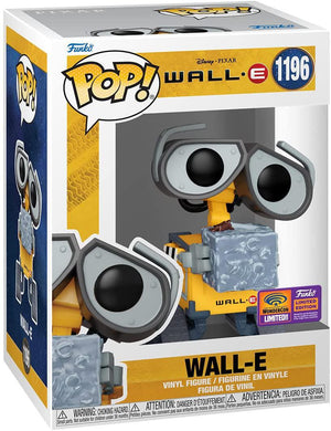 Pop Wall-E Wall-E with Trash Cube Vinyl Figure WonderCon Shared Exclusive #1196