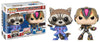 Pop Marvel vs Capcom Infinite Rocket vs Megaman Vinyl Figure GameStop Exclusive