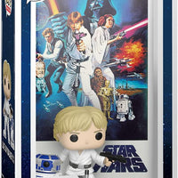 Pop Movie Poster Star Wars A New Hope Luke Skywalker with R2-D2 Vinyl Figure