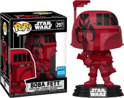 Pop Star War Boba Fett Red Vinyl Figure 2020 Wondercon Shared Exclusive