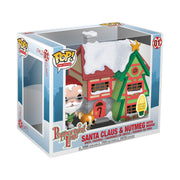 Pop Peppermint Lane Santa's House with Santa & Nutmeg Vinyl Figure