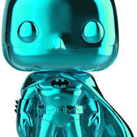 Pop DC Batman 80 Years Teal Chrome Batman 2019 Vinyl Figure Shared Sticker Exclusive