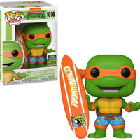 Pop TMNT Michelangelo with Surfboard Vinyl Figure 2020 SDCC Exclusive