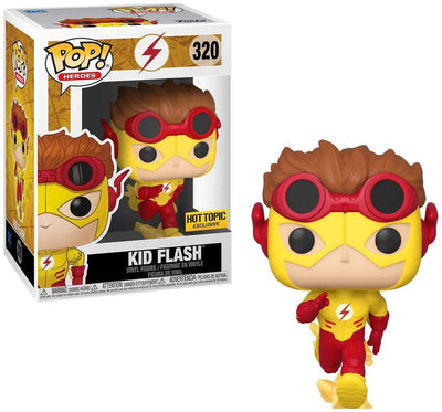 Pop DC Flash Kid Flash Vinyl Figure Hot Topic Exclusive