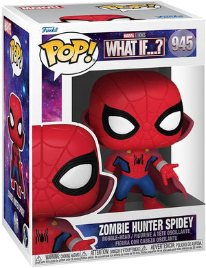 Pop Marvel What If...? Zombie Hunter Spidey Vinyl Figure