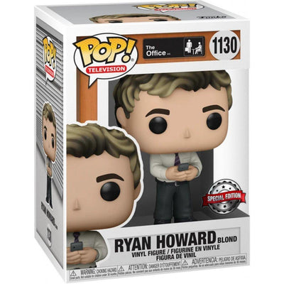 Pop Office Ryan Howard with Blonde Hair Vinyl Figure Walmart Exclusive