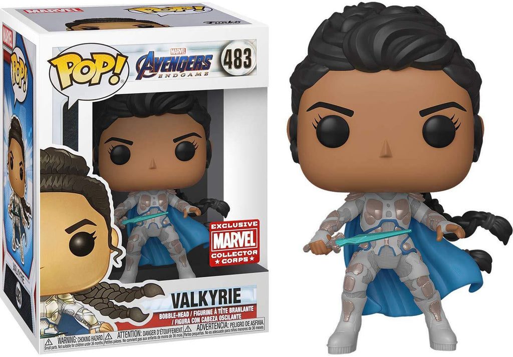 Pop Marvel Avengers Endgame Valkyrie Vinyl Figure Collector Corps Exclusive