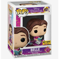 Pop Beauty and the Beast Belle Ultimate Diamond Glitter Vinyl Figure Hot Topic Exclusive #1021