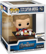 Pop Deluxe Marvel Avengers Victory Shawarma Series Captain America Vinyl Figure Amazon Exclusive #758