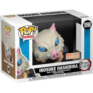 Pop Demon Slayer Inosuke Hashibira Lounging in Mask Vinyl Figure BoxLunch Exclusive