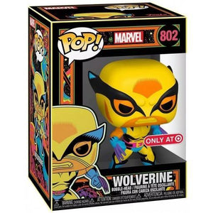 Pop Marvel Black Light Wolverine Vinyl Figure & Tee Special Edition #802