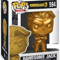 Pop Borderlands 3 Handsome Jack Metallic Gold Vinyl Figure Special Edition #594