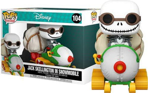 Pop Ride NBX Jack Skellington in Snowmobile Vinyl Figure #104