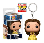 Pocket Pop Beauty and the Beast 2017 Belle Gown Rose Vinyl Key Chain