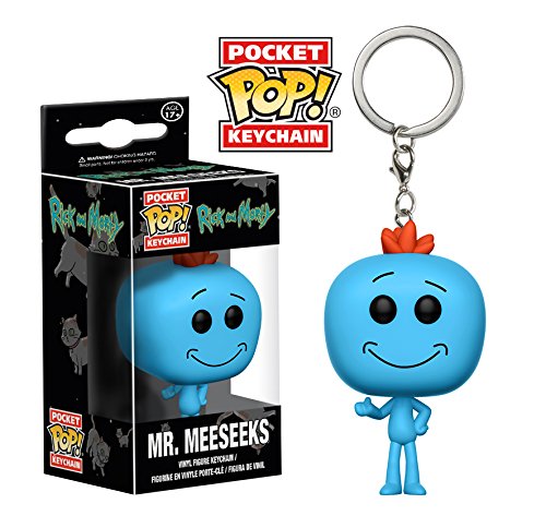 Pocket Pop Rick and Morty Mr. Meeseeks Vinyl Key Chain