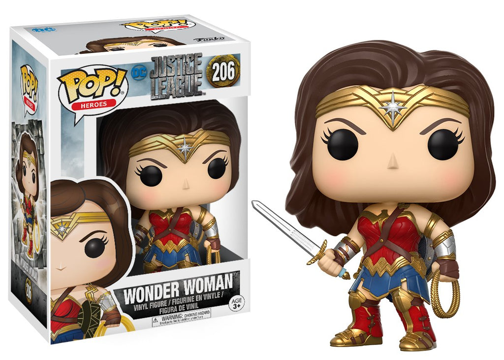 Pop DC Justice League Wonder Woman Vinyl Figure