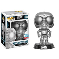 Pop Star Wars Rogue One Death Star Droid White Vinyl Figure 2017 Fall Convention Exclusive