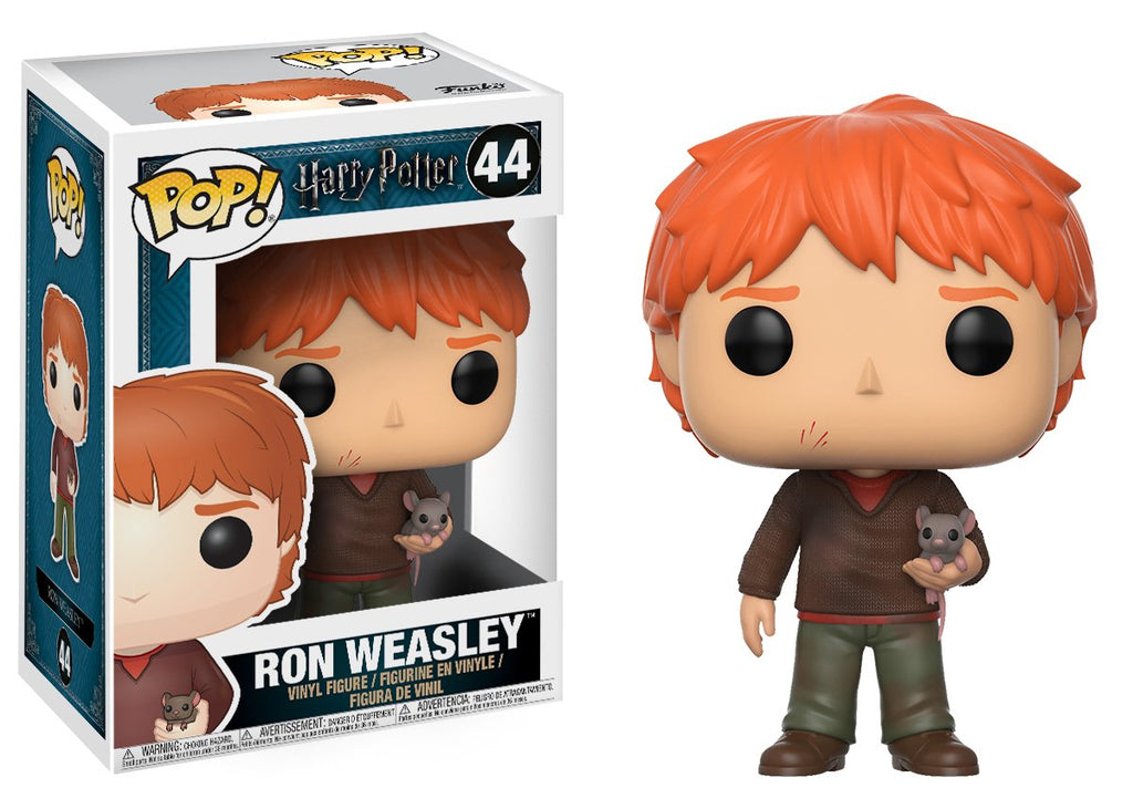 Pop Harry Potter Ron Weasley w/ Scabbers Vinyl Figure