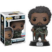 Pop Star Wars Rogue One Saw Gerrera Vinyl Figure 2017 Fall Convention Exclusive