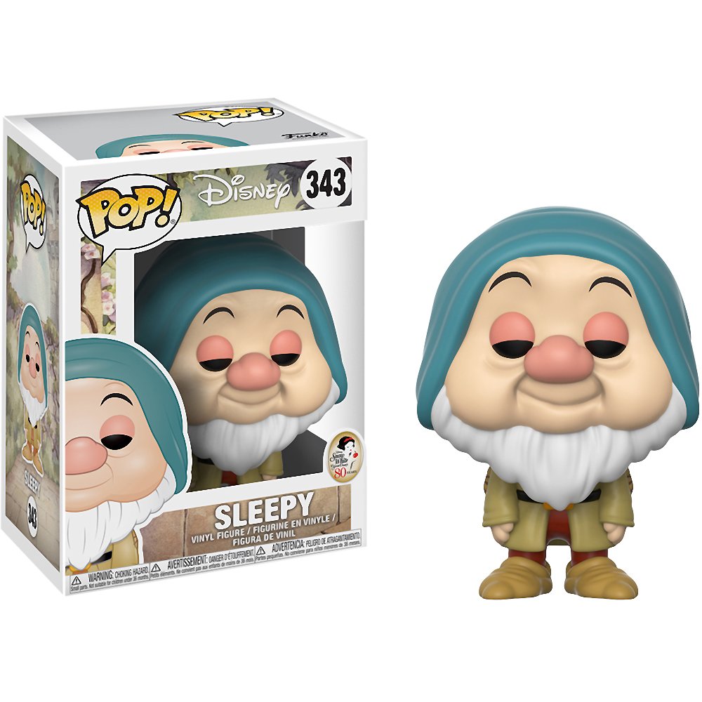 Pop Snow White and the Seven Dwarfs Sleepy Vinyl Figure #343