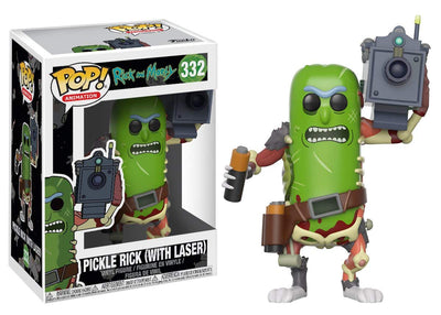 Pop Rick & Morty Pickle Rick with Laser Vinyl Figure #332