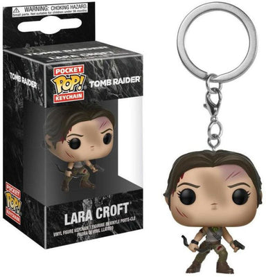Pocket Pop Tomb Raider Lara Croft Vinyl Key Chain