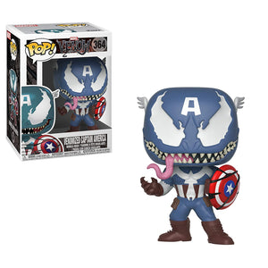 Pop Marvel Venom Venomized Captain America Vinyl Figure #364