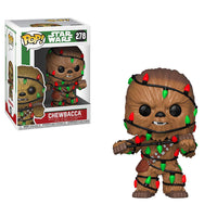 Pop Star Wars Holiday Chewbacca with Lights Vinyl Figure