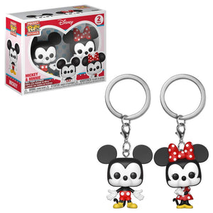 Pocket Pop Mickey & Minnie Vinyl Key Chain 2-Pack