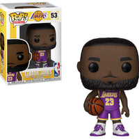 Pop NBA Lakers Lebron James Purple Uniform Vinyl Figure