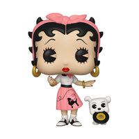 Pop Betty Boop Sock Hop Betty Boop & Pudgy Vinyl Figure #555