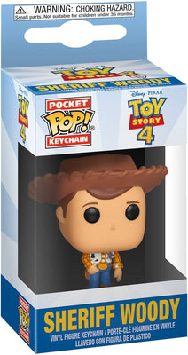 Pocket Pop Toy Story 4 Sheriff Woody Vinyl Key Chain
