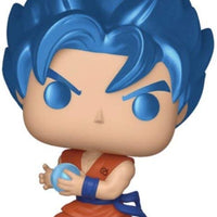 Pop Dragon Ball Super SSGSS Goku Kamehameha Metallic Vinyl Figure Exclusive #563