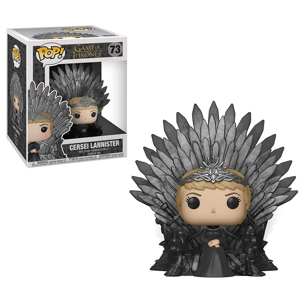 Pop Game of Thrones Cersei Lannister Sitting on Iron Throne Deluxe Vinyl figure