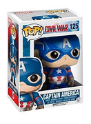 Pop Marvel Captain America 3 Civil War Captain America Vinyl Figure #125