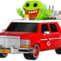 Pop Ghostbusters Ghostbusters Red Ecto-1 with Slimer Vinyl Figure Exclusive Ride