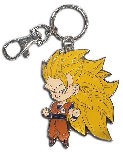 Dragon Ball Super Metal SD SS3 Goku Key Chain