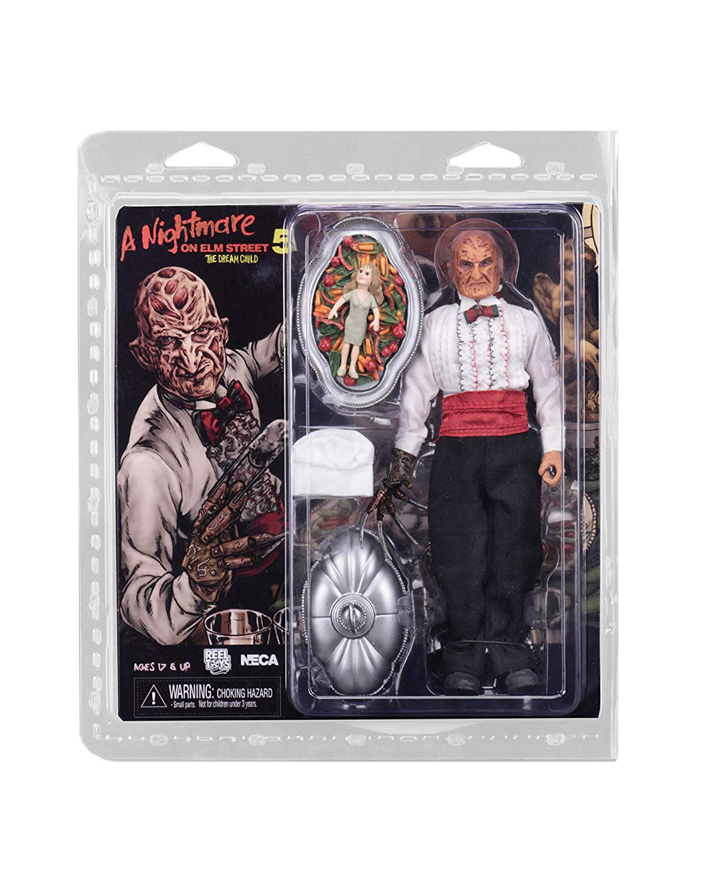 Nightmare on Elm Street Part 5 Chef Freddy Clothed 8" Action Figure